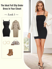 SCARBORO Shaping Cami Dress Tummy Control Bodycon Dress