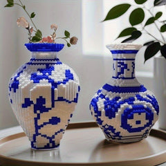 2620pcs Porcelain Vase Building Blocks Model Office Home Decor Toy Gift
