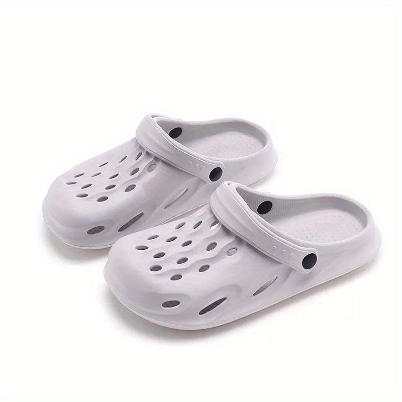Unisex Lightweight Slip On Hollow Out Sandals Beach Shoes
