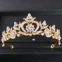 Rhinestone Queen Tiara for Women Princess Crown Birthday Tiara Headbands