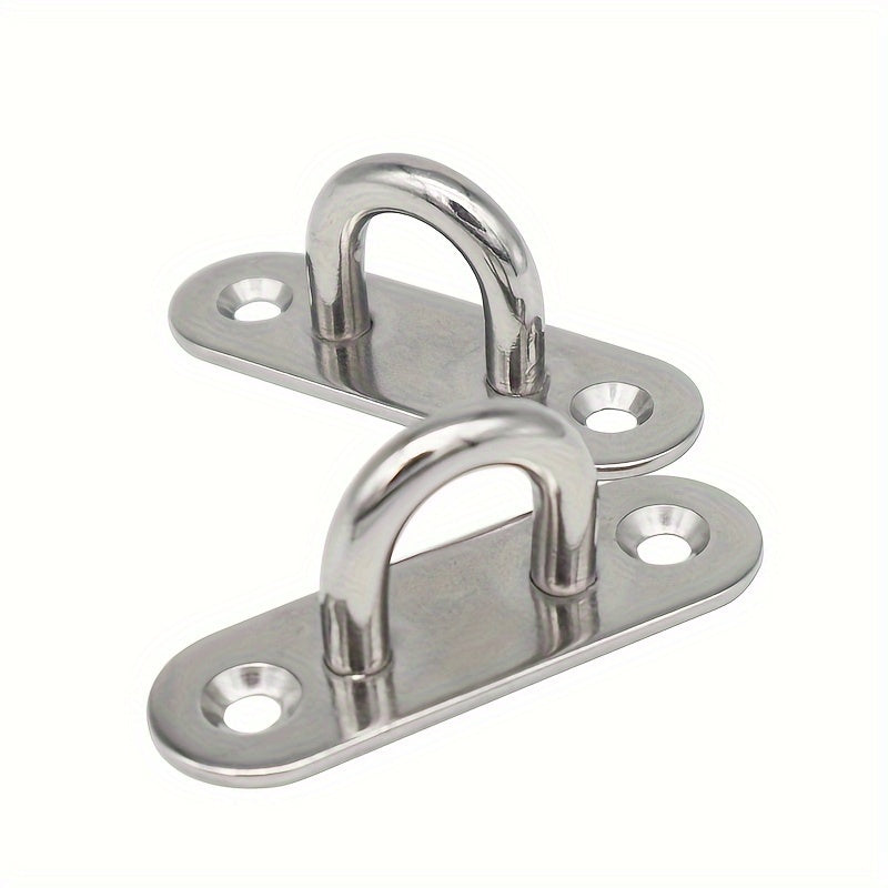 Heavy Duty Stainless Steel Pad Eye for Yoga Hammock Swing