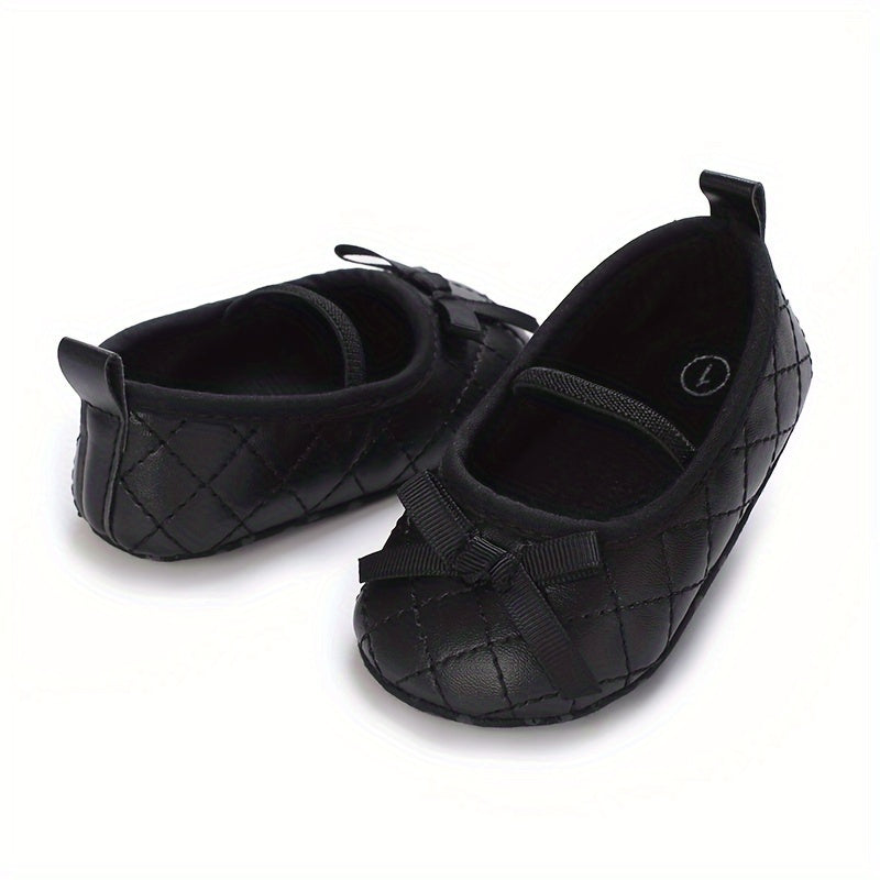 Baby Girls Solid Walking Shoes Non-slip Sneakers for Spring and Autumn