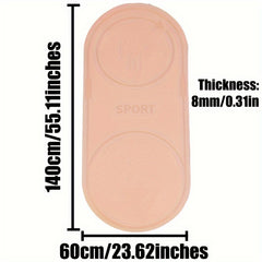 Shockproof Yoga Mat With Guide Line 60x140x0.23cm