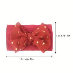 Baby Headbands Dotted Bowknot Hairbands Hair Accessories For Girls