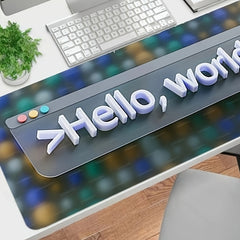 Letter Tag Pattern Mouse Pad Desktop Accessories