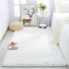 Large Plush Rug 3' x 28ft, 5' x 25ft - Non Slip Washable Soft Area Carpet