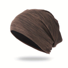 Men's Warm Knitted Ski Hat Ear Protection Winter Beanie