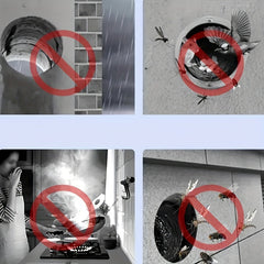 Stainless Steel Wall Vent Cover - Rain and Exhaust Protection