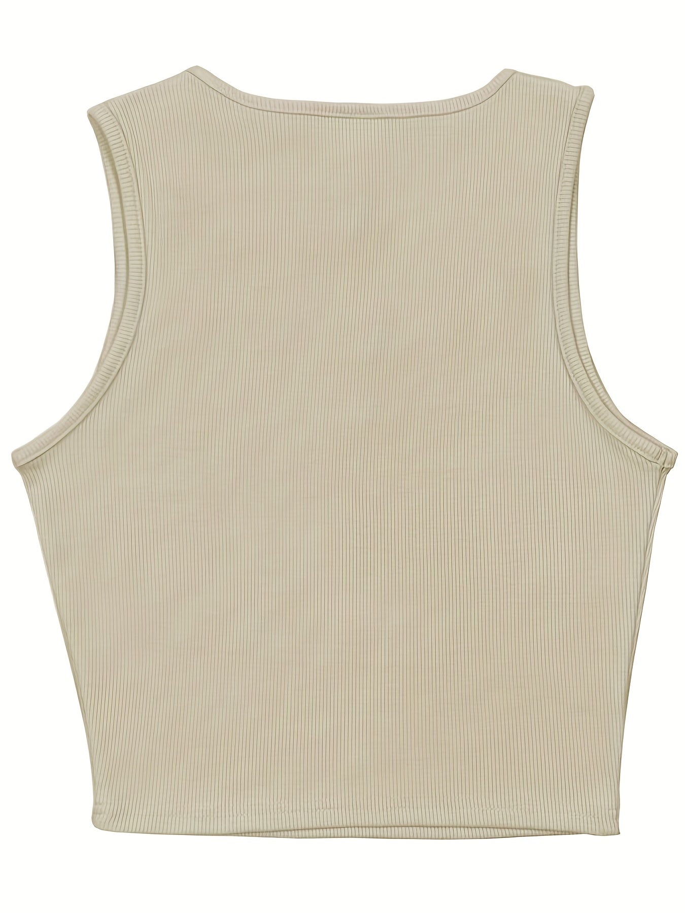 3pcs Solid Tank Tops with Cut Out Straps Sleeveless Top