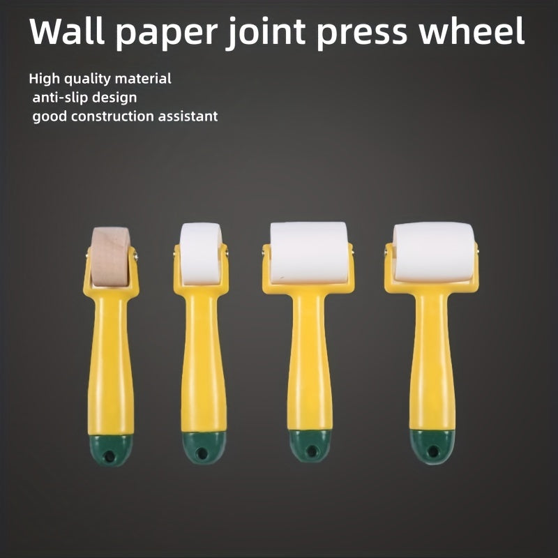 1pc Stick Wallpaper Flat Roller Seam Pressing Roller Plastic