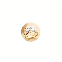 Skinny Scarf & Scarf Ring Set with Faux Pearl Camellia Clip