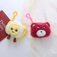 Cartoon Mini Plush Coin Purse for Girls