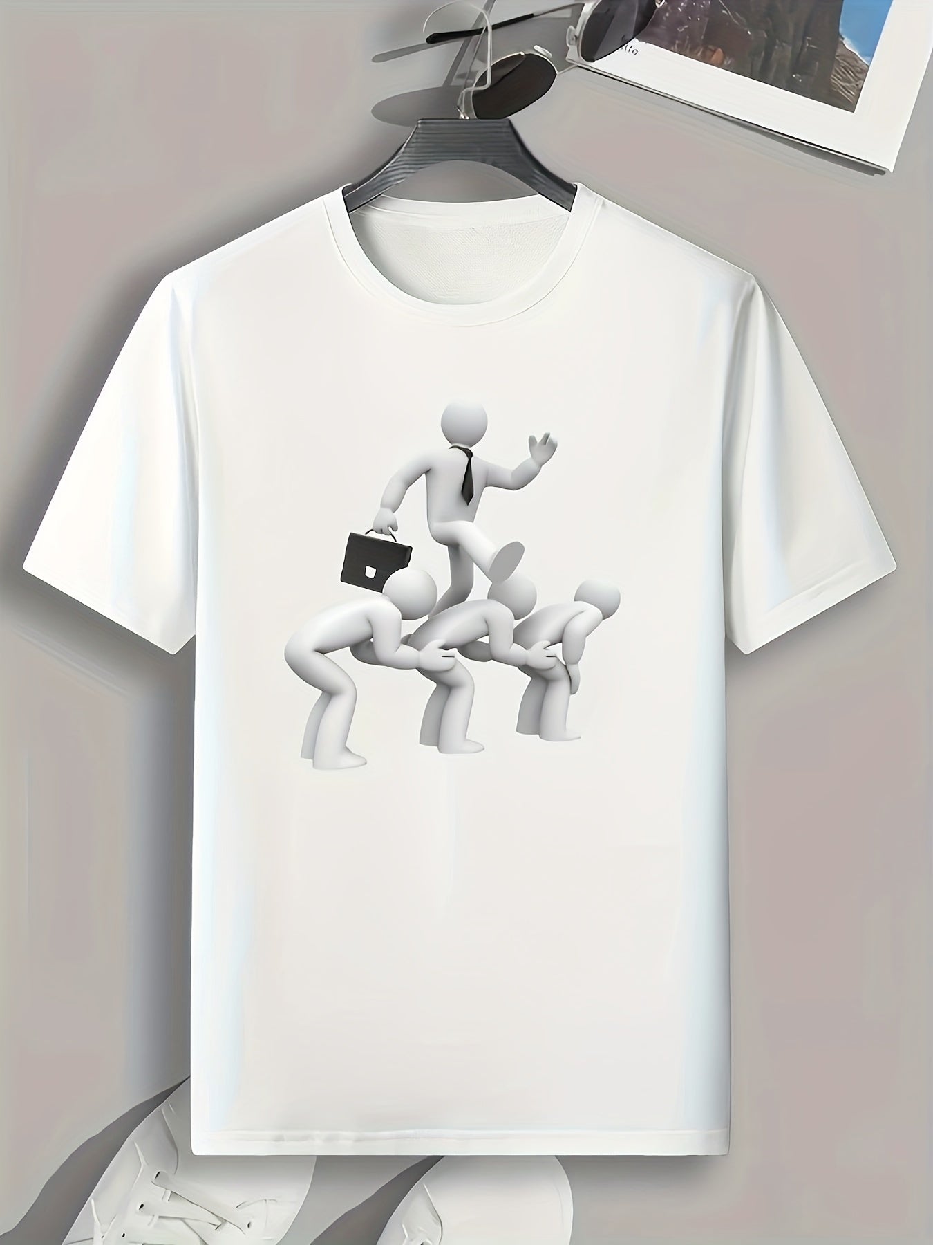Little Man Mold Print Men's Graphic T shirt