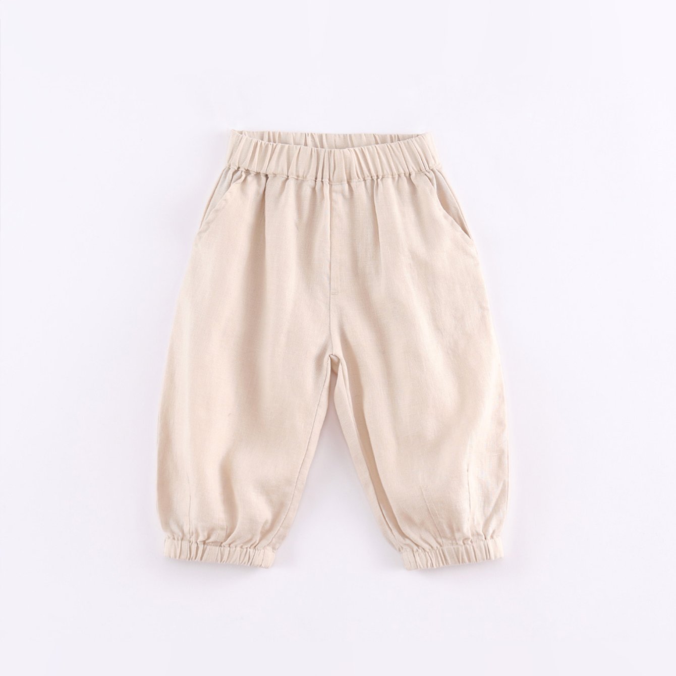 Girls Linen Casual Pants Anti Mosquito Pants Kids Pants