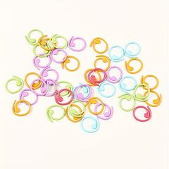 60pcs Knitted Mark Opening Ring Crochet Stitch Mark Braided Knitting Sewing Mark