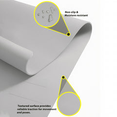 Shock Absorbing Non Slip Yoga Mat for Comfortable Workouts