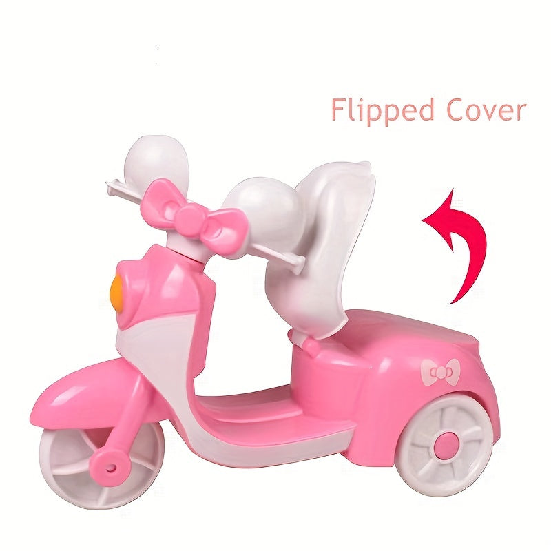 4pcs Pink Trinkets Car Toy Collection Alloy Metal Motorcycle Off road Car Toys