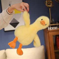 OGAJGUA Duck Plush Toy Soft Stuffed Animal 3 Colors Pink Yellow