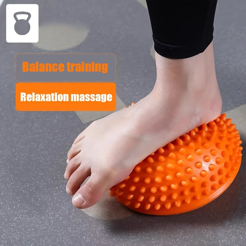 PVC Semi Circular Durian Ball Inflatable Half Yoga Massage Balls