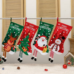 Christmas Gift Socks Hanging Decoration Gift Bag Home Decor Supplies