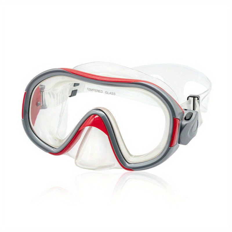 Waterproof Anti-fog Diving Goggles Large Frame PC Glass Mask