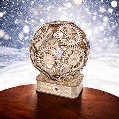 Wooden Gear Ball Puzzle - Engaging Brain Teaser