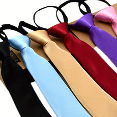 Student Plain Ties Casual Tie Clothing Accessories For Boys