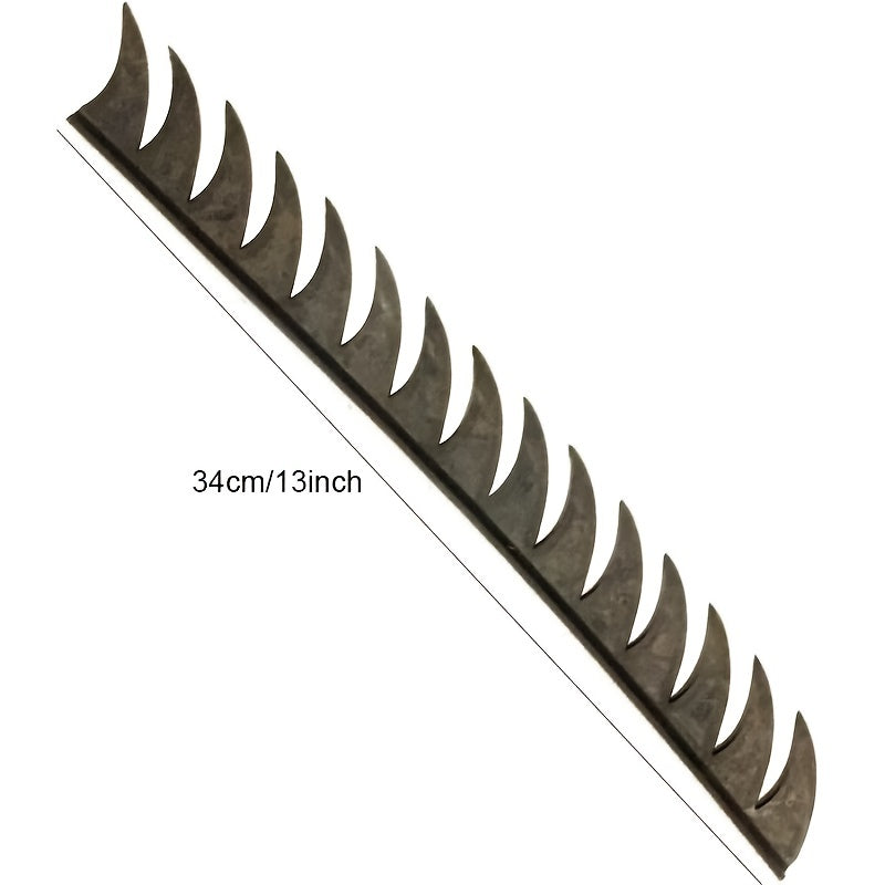 Rubber Saw Blade Helmet Accessory for Warhawk Mohawk