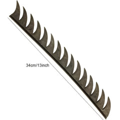 Rubber Saw Blade Helmet Accessory for Warhawk Mohawk