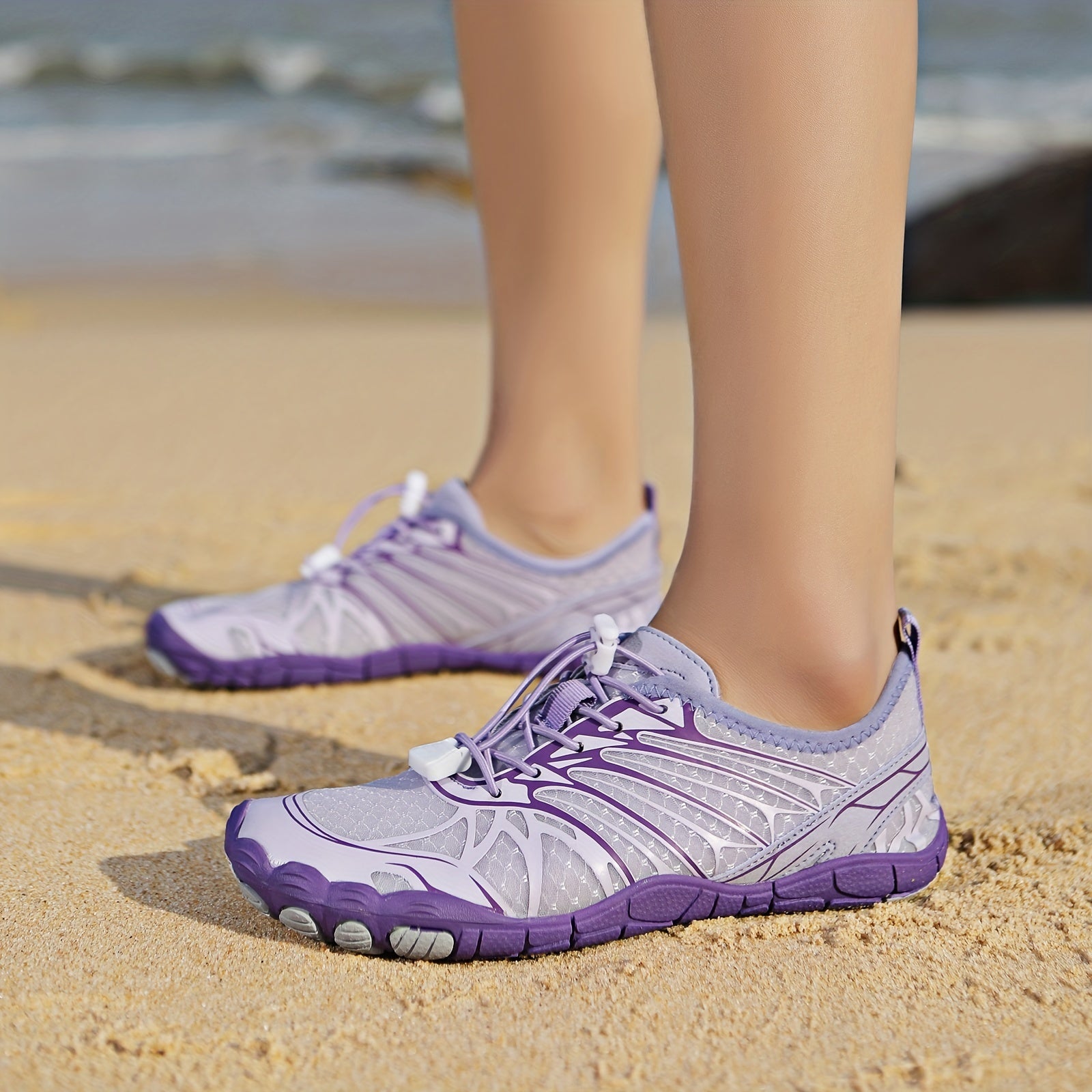 Women's Quick Drying Wading Shoes Breathable Non-slip Summer Beach Water Shoes