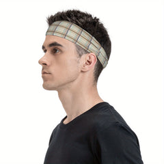 Signature Check Plaid Headband for Sport & Casual Outfits