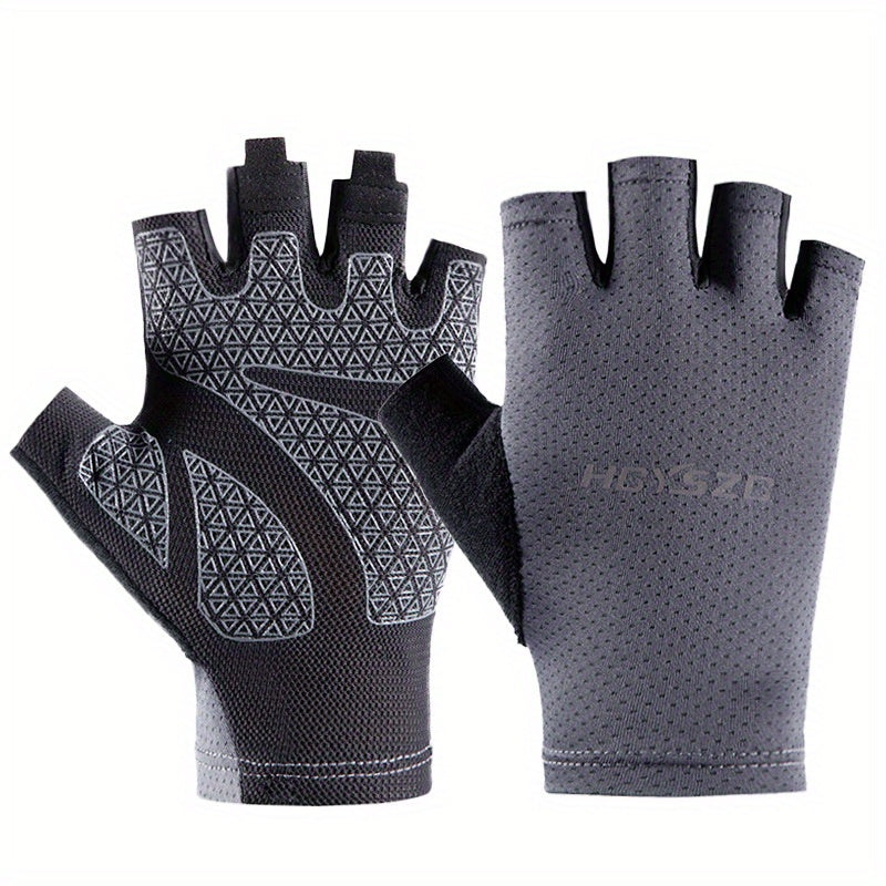 Sun Protection Fishing Gloves Breathable Cycling Gloves Anti Slip Workout Gloves