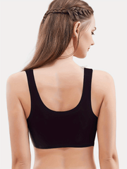 Colorblock Wireless Push Up Bra Seamless Comfort Intimates Lingerie