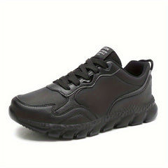 Waterproof Non-slip Running Shoes PU Leather Casual Sneakers Women's Footwear