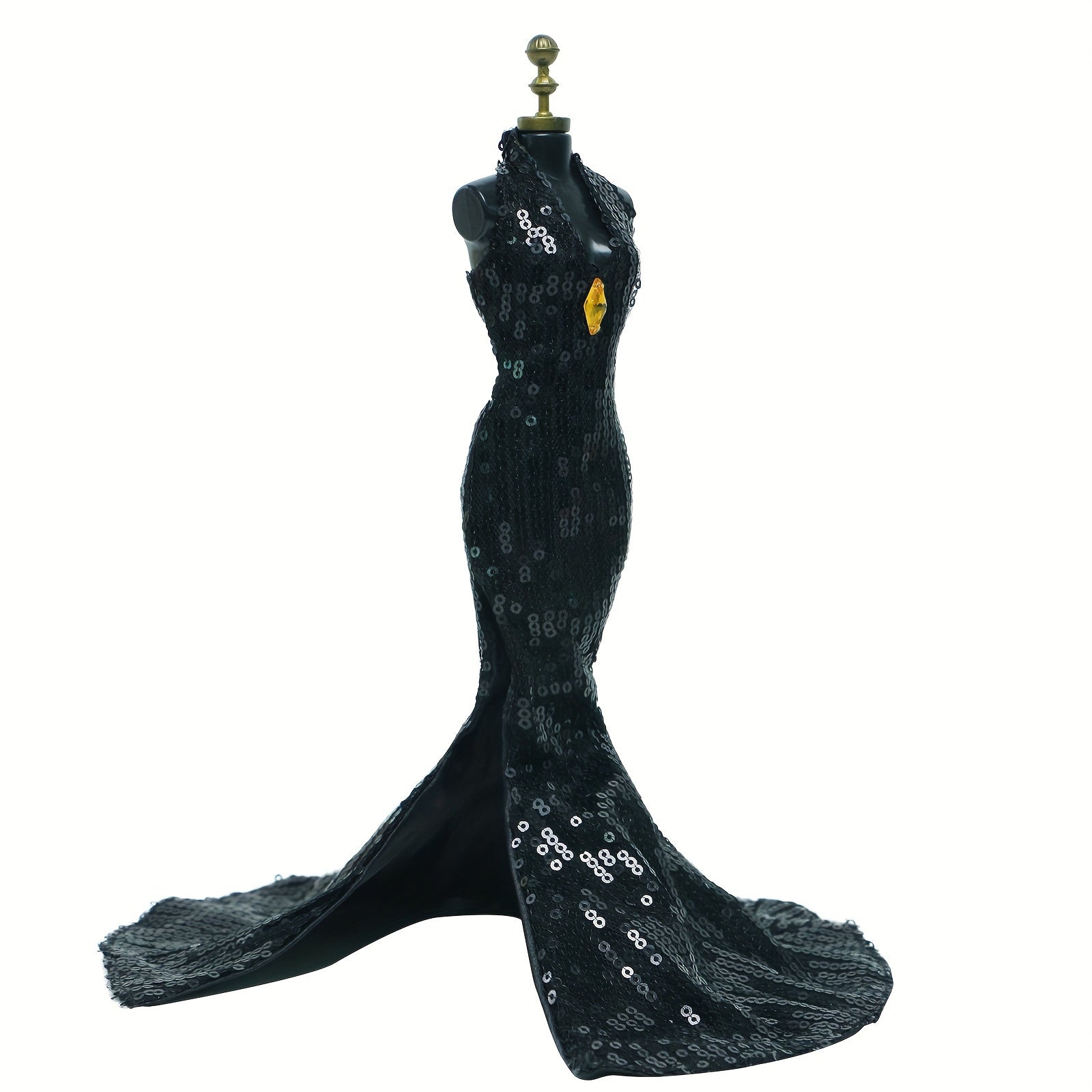 Sequin Mermaid Dress Doll Outfit Princess Gown Fits 11.5" Dolls