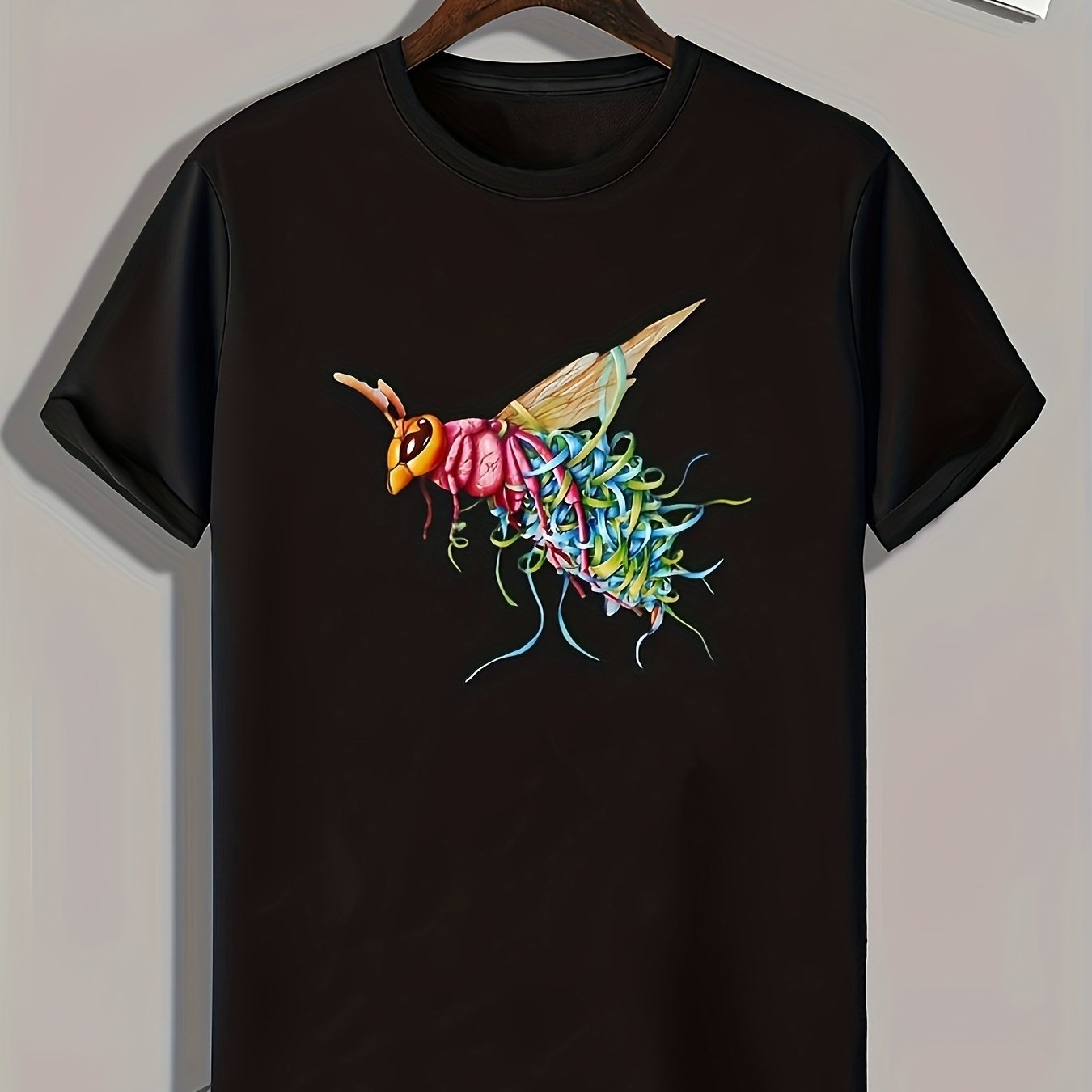 Flying Animal Print Men's Graphic T shirt Casual Comfy Tees For Summer