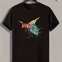 Flying Animal Print Men's Graphic T shirt Casual Comfy Tees For Summer