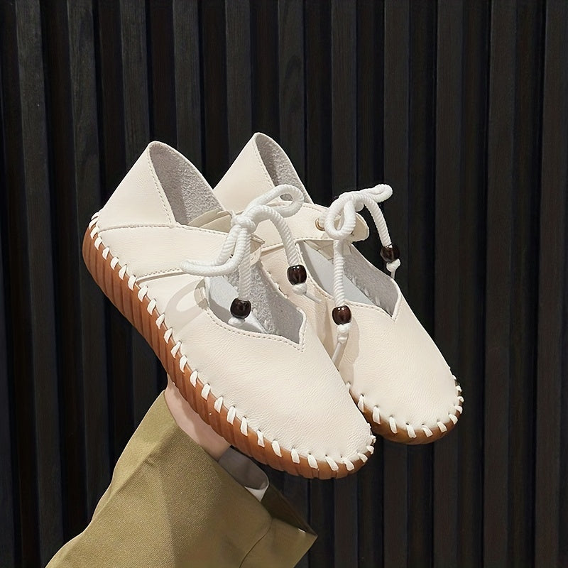 Women's Cut Out Lace Up Oxfords Non Slip Sneakers