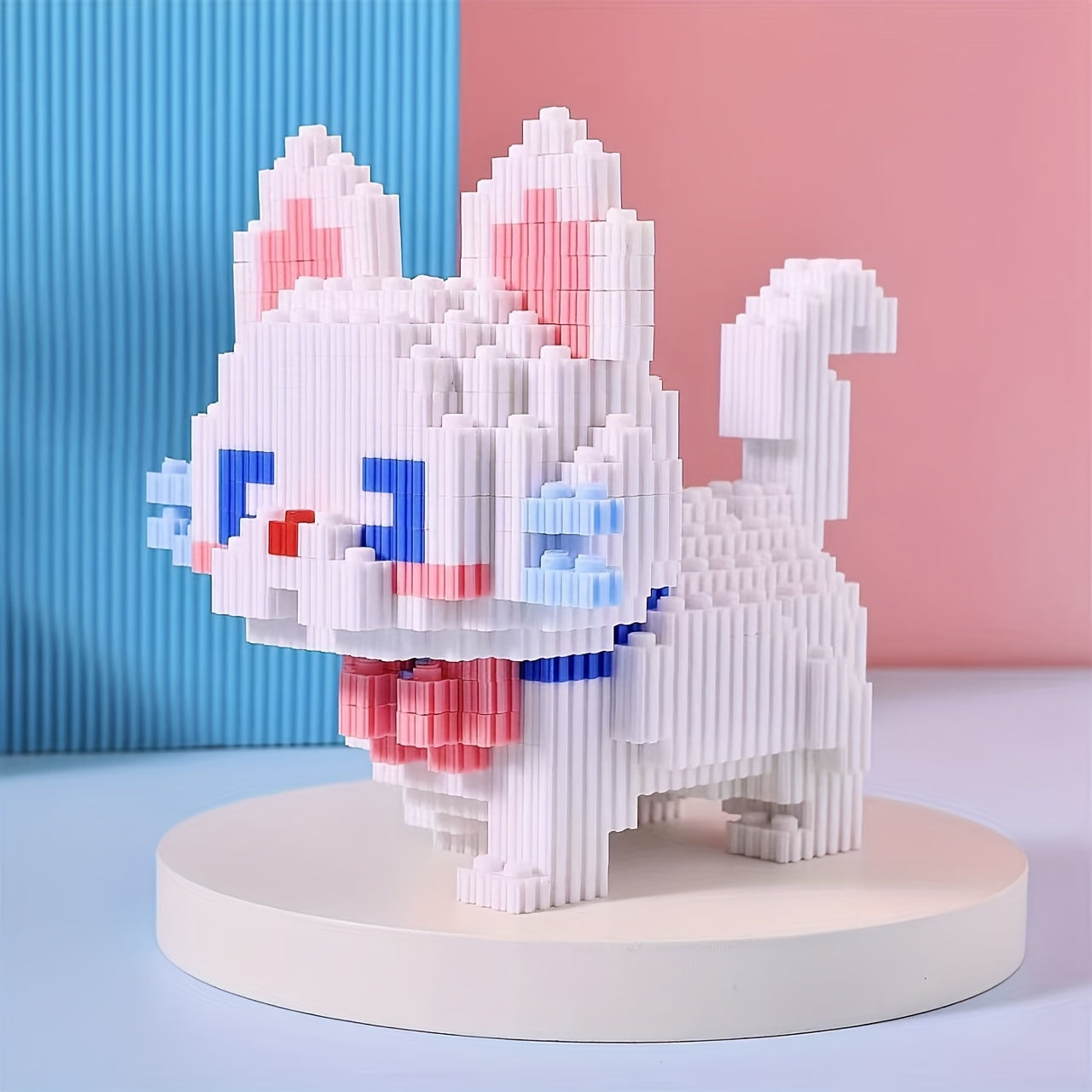 1952pcs Printed Cat Building Blocks Set Creative DIY Assembly Toy