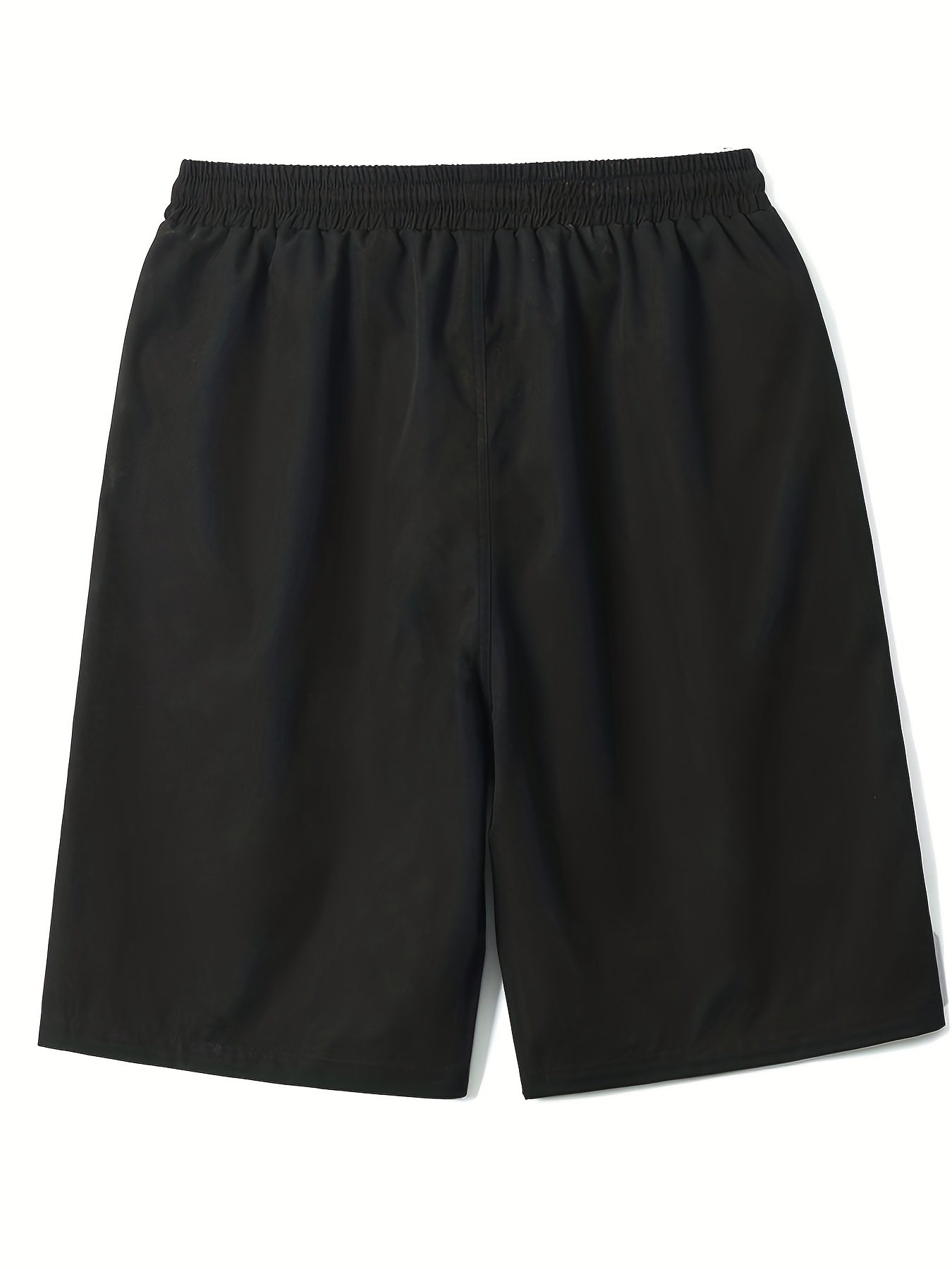 Men's Breathable Solid Shorts With Side Pockets