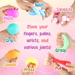 Slow Rising Ball Fidget Toys for Kids Squishy Sensory Balls