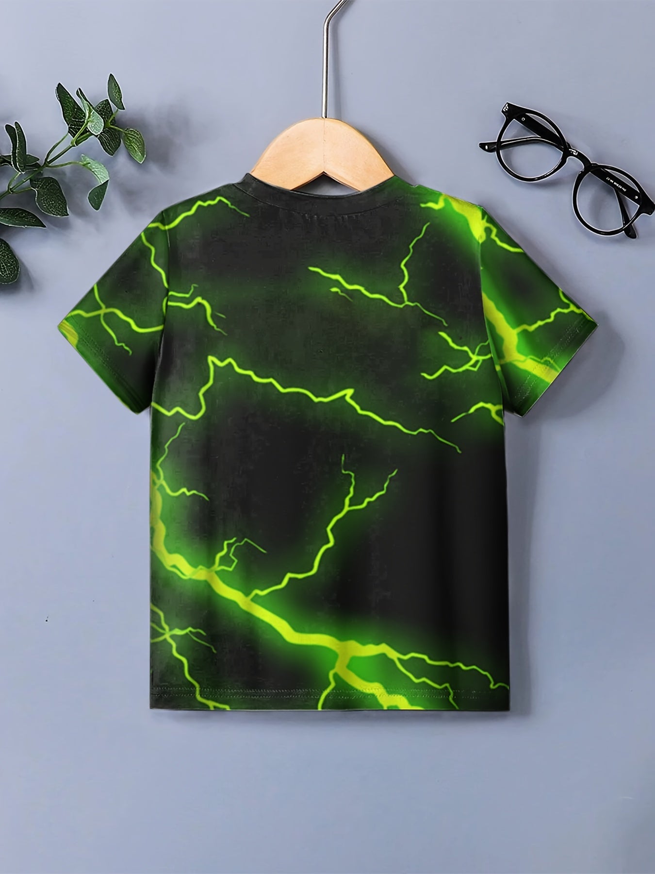 Kids Lightning Graphic Tees 3D Print Casual T-shirt