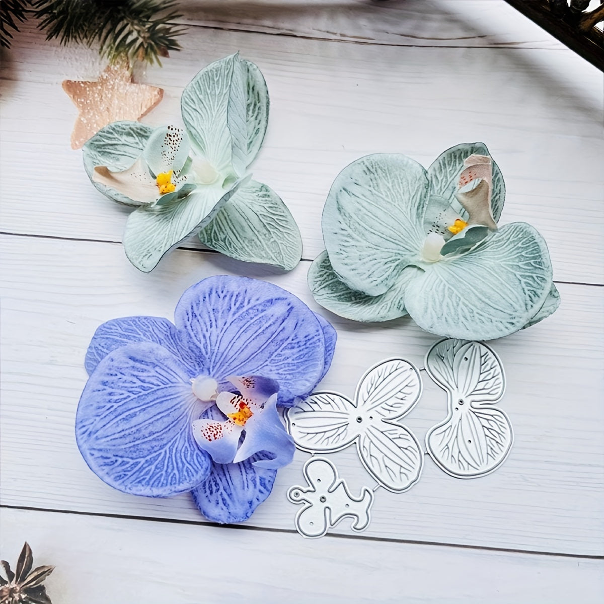 1pc 3D Flower Metal Cutting Dies Stencil DIY Scrapbook Paper Photo Album Card
