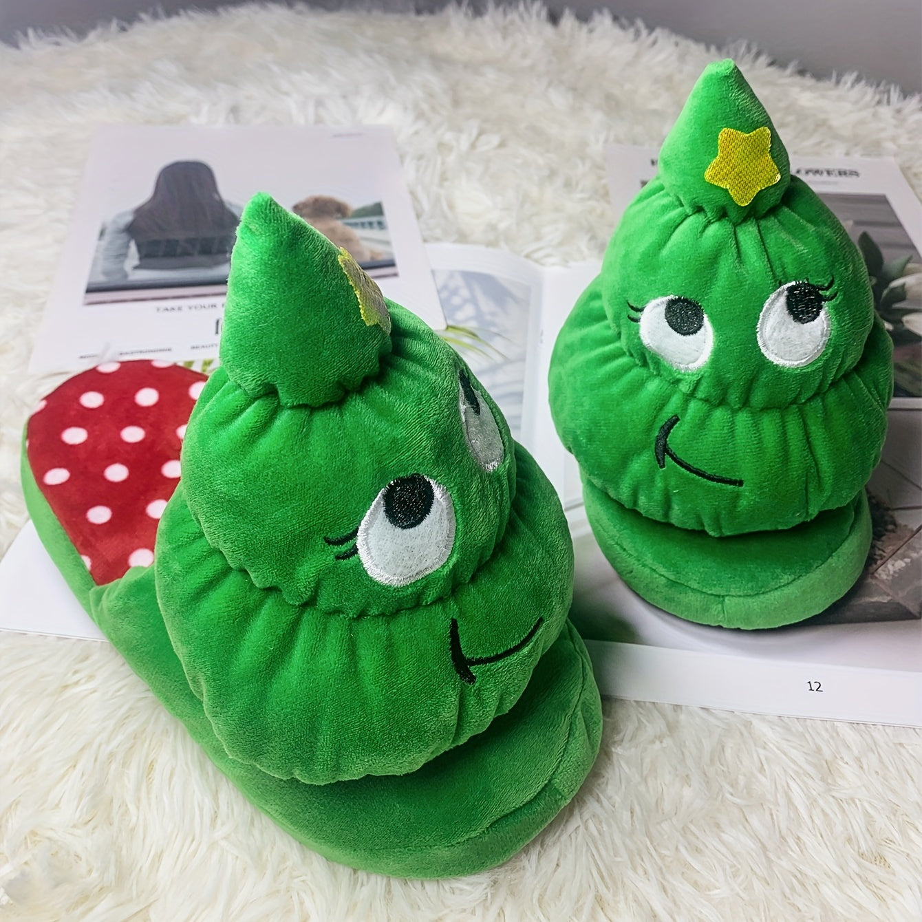 Women's Christmas Tree Funny Novelty Slippers