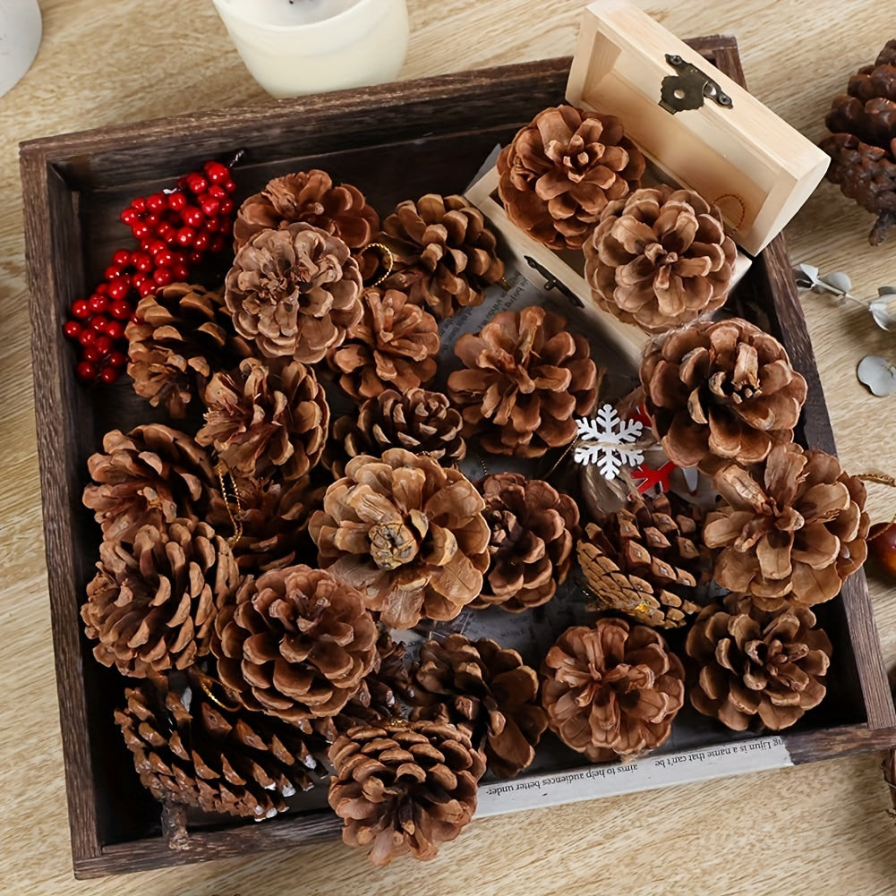 Christmas Pine Cones Decoration Ornaments Outdoor Yard Decor