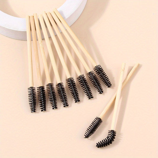 10pcs Eyelash Mascara Brushes Wands Applicator Mini Nylon Brush Set