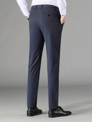 Men's Classic Formal Slim Fit Stretch Dress Pants for Business