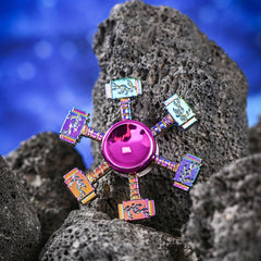 Colorful Thor's Hammer Finger Spinner Metal Fingertip Spinner