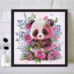 Panda Pattern 5D Diamond Art Kit Home Wall Decor