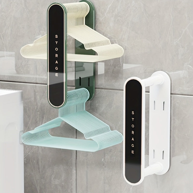 Retractable Clothes Hanger Rack Balcony Organizer